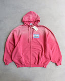 Vetements 'Hello My Name Is' Zip Up Sun Dyed Hoodie - The Archive AU